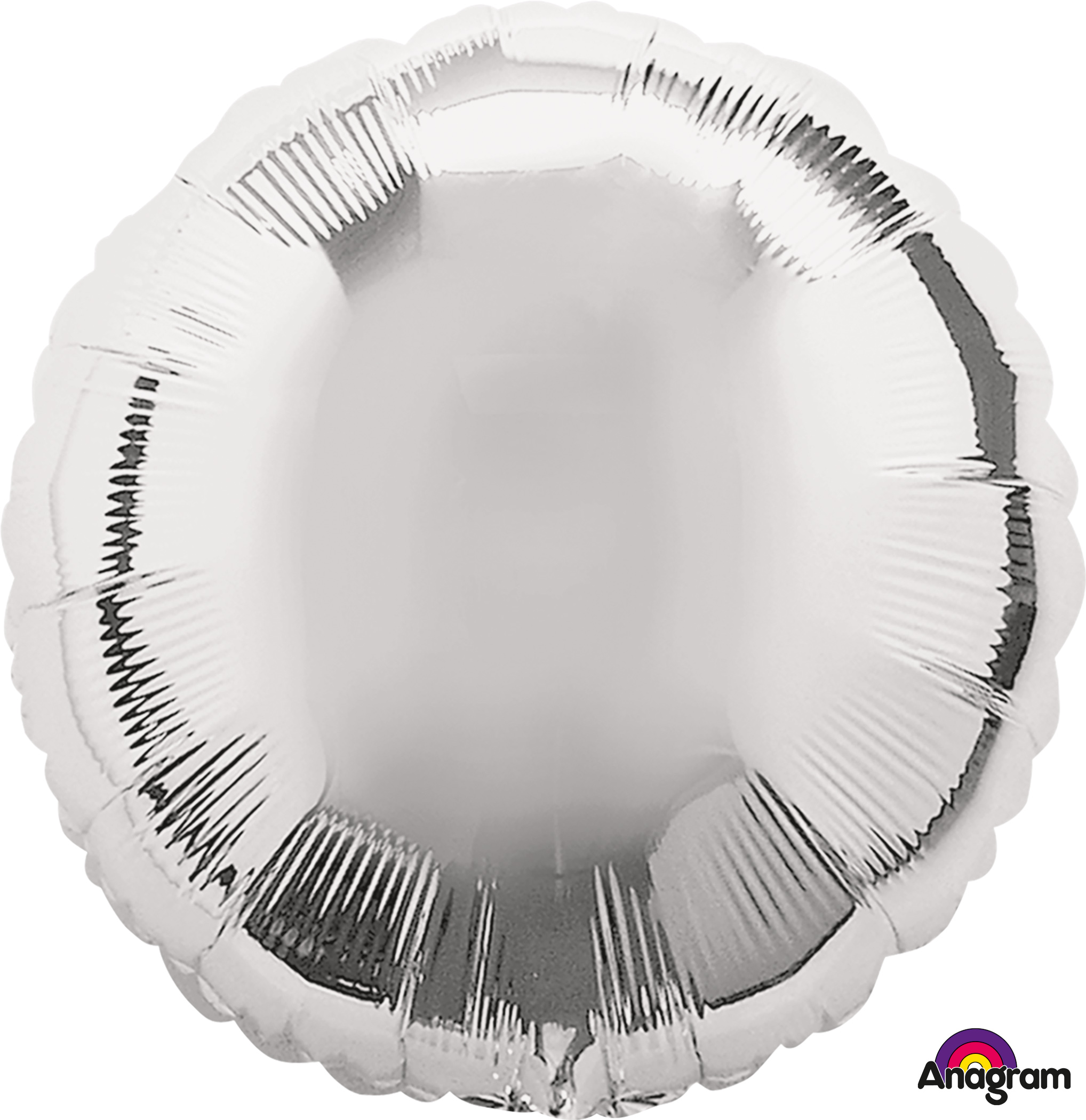 Standard Circle Metallic Silver