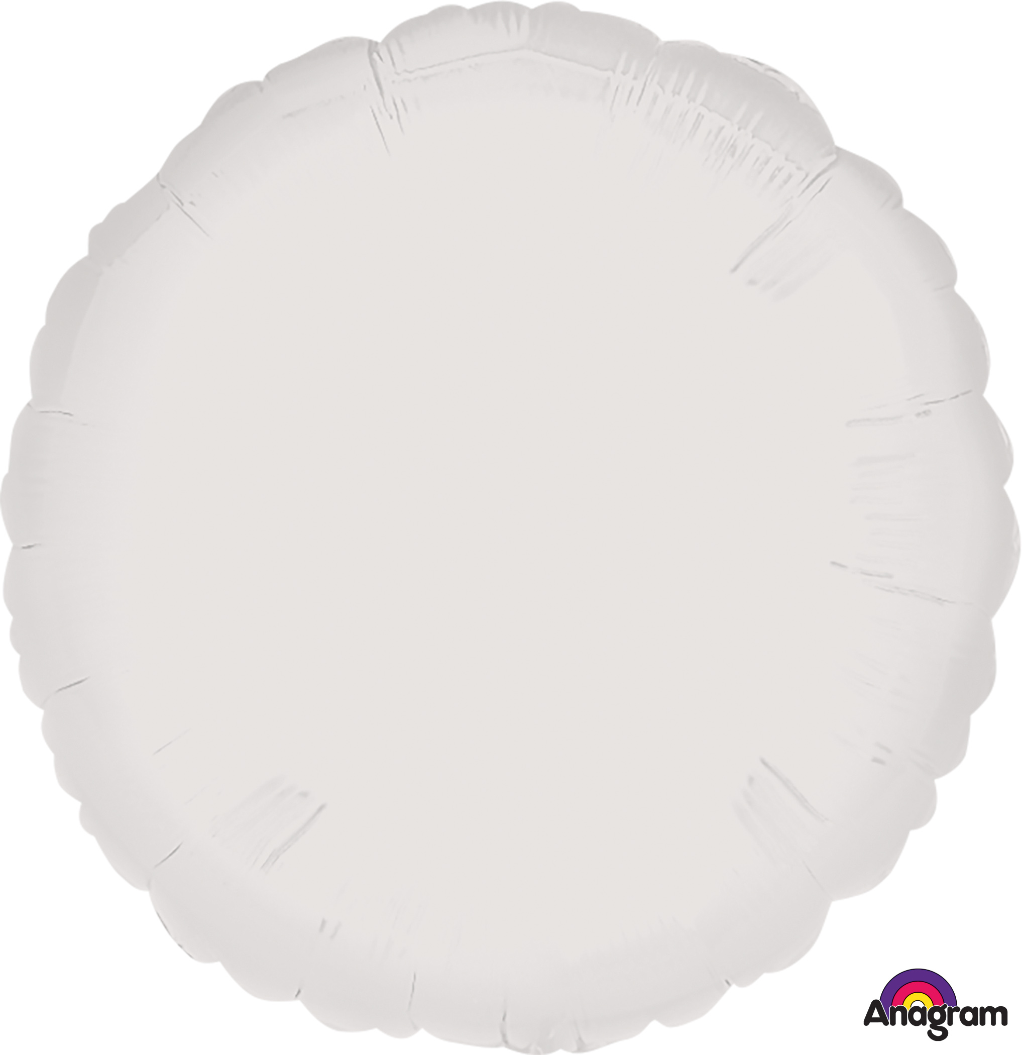 Standard Circle Metallic White