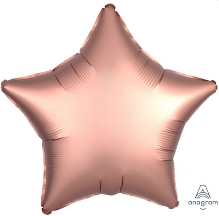 Satin Luxe Rose Copper Star