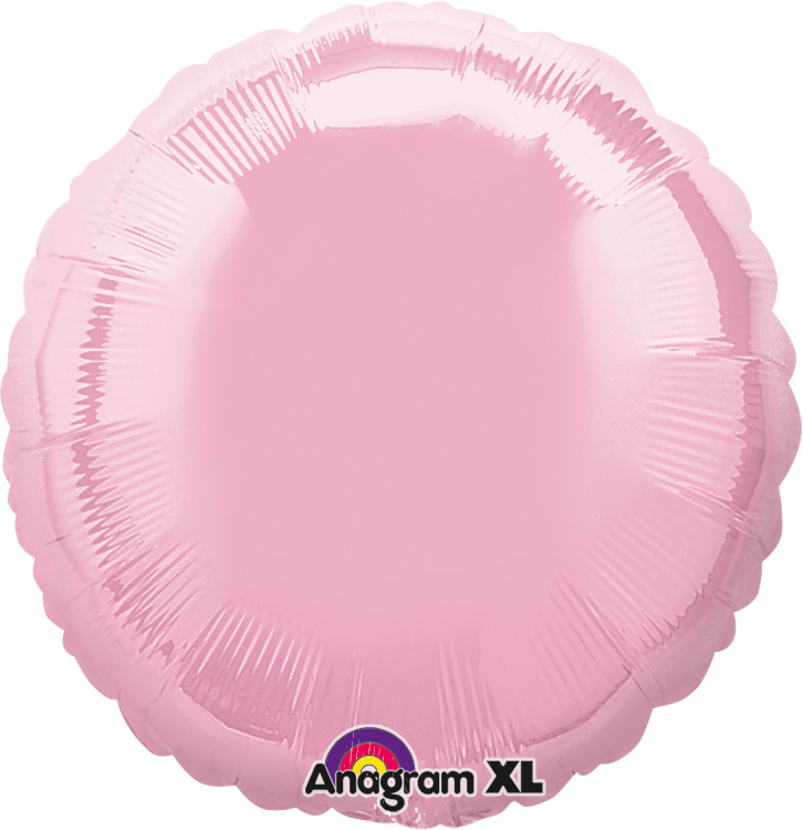 Standard Circle Iridesecent Pearl Pink
