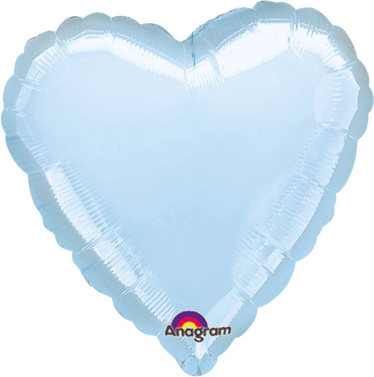 Standard Heart Pastel Blue